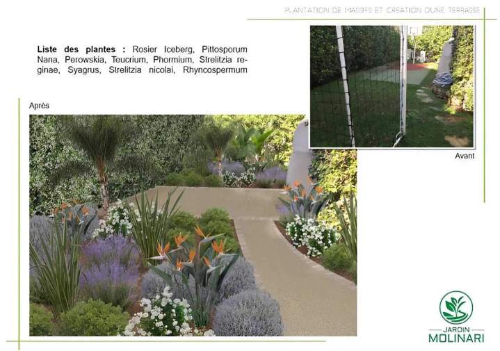 Création paysagère en infographie Nice